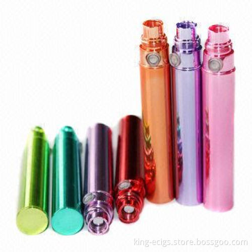 Rechargeable ego batteries, blister packing seven colors option